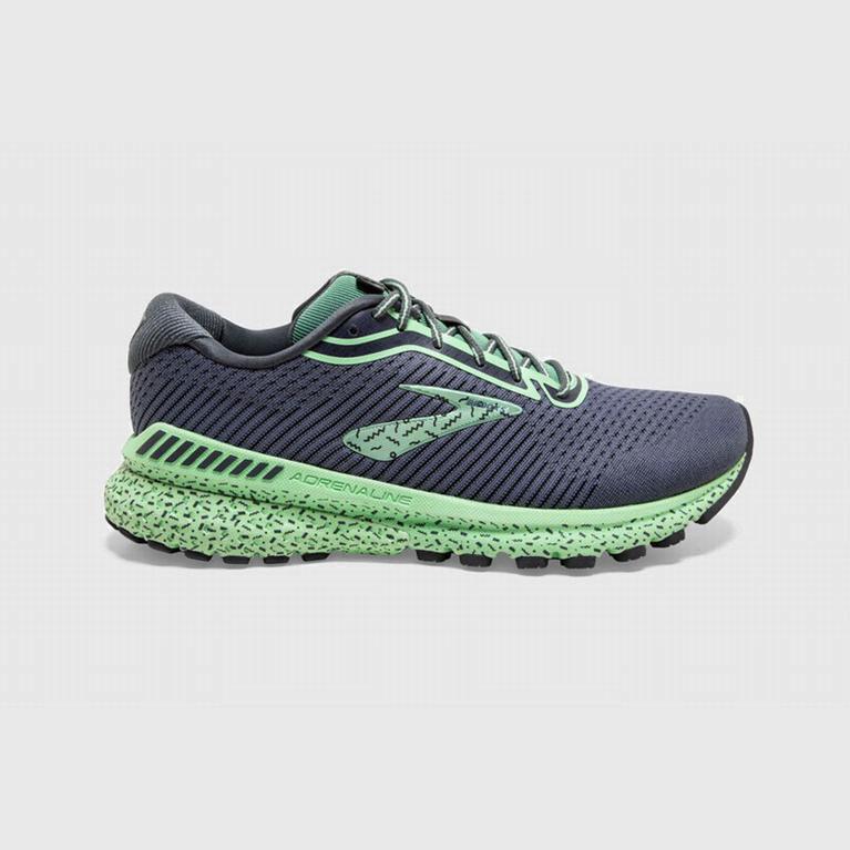 Brooks Adrenaline Gts 20 - Zapatillas Running Asfalto Mujer - Verde / Negras (BR4625810)